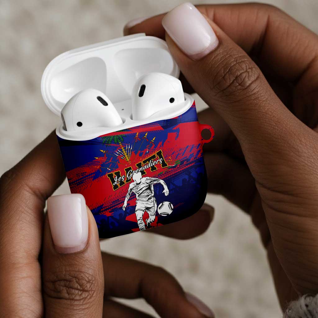 Ekip Foutbol Ayiti 2026 AirPods Case Haiti Grenadye Alaso