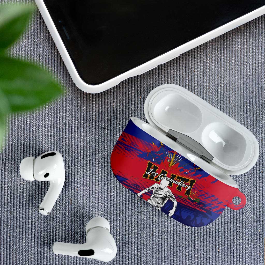 Ekip Foutbol Ayiti 2026 AirPods Case Haiti Grenadye Alaso
