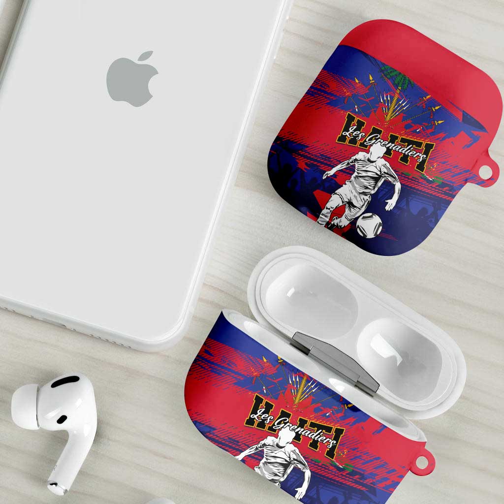 Ekip Foutbol Ayiti 2026 AirPods Case Haiti Grenadye Alaso