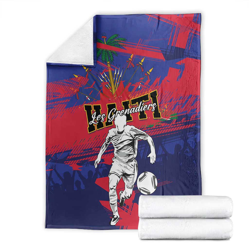 Ekip Foutbol Ayiti 2026 Blanket Haiti Grenadye Alaso - African Pride