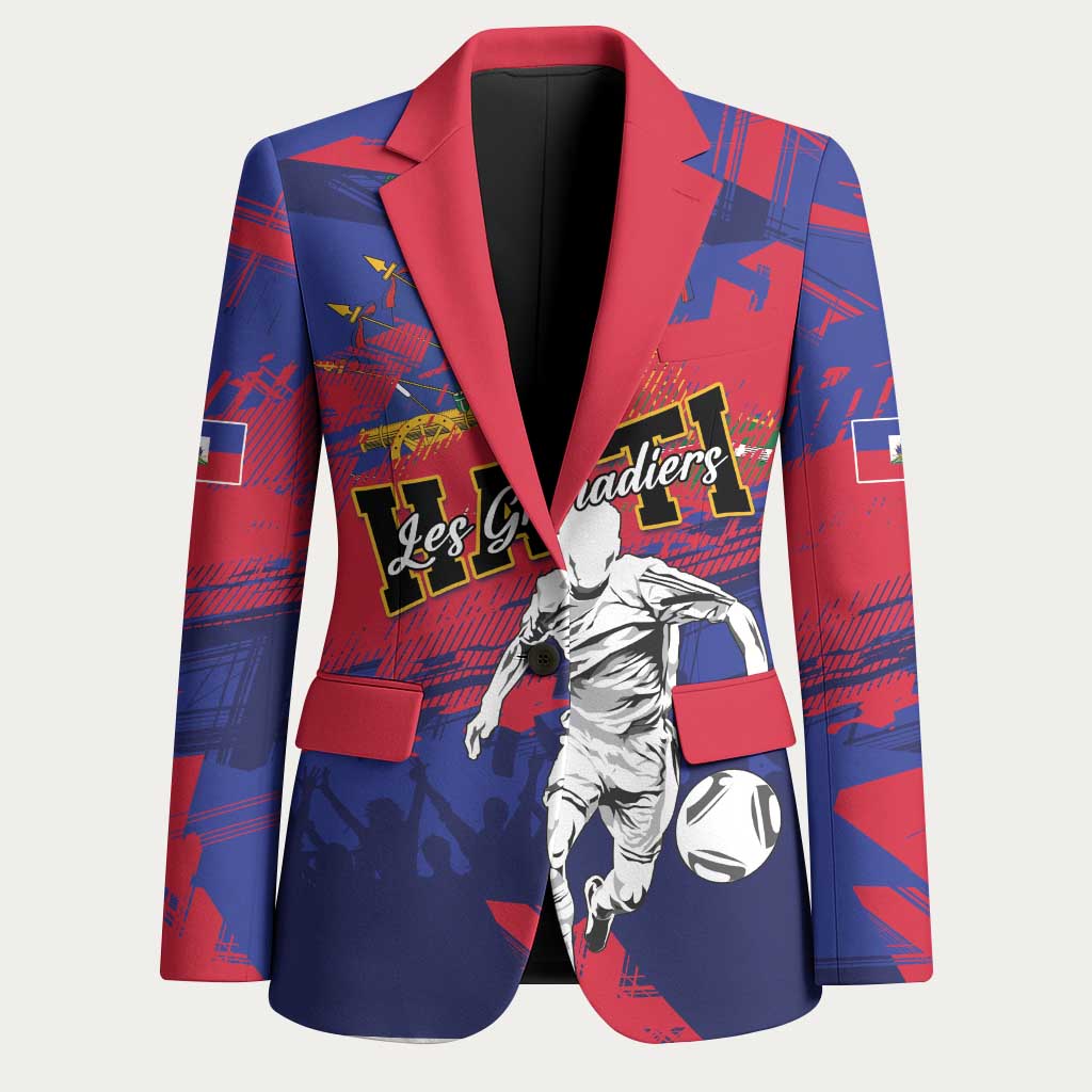 Custom Ekip Foutbol Ayiti 2026 Blazer Haiti Grenadye Alaso