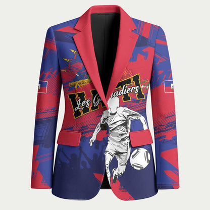 Custom Ekip Foutbol Ayiti 2026 Blazer Haiti Grenadye Alaso