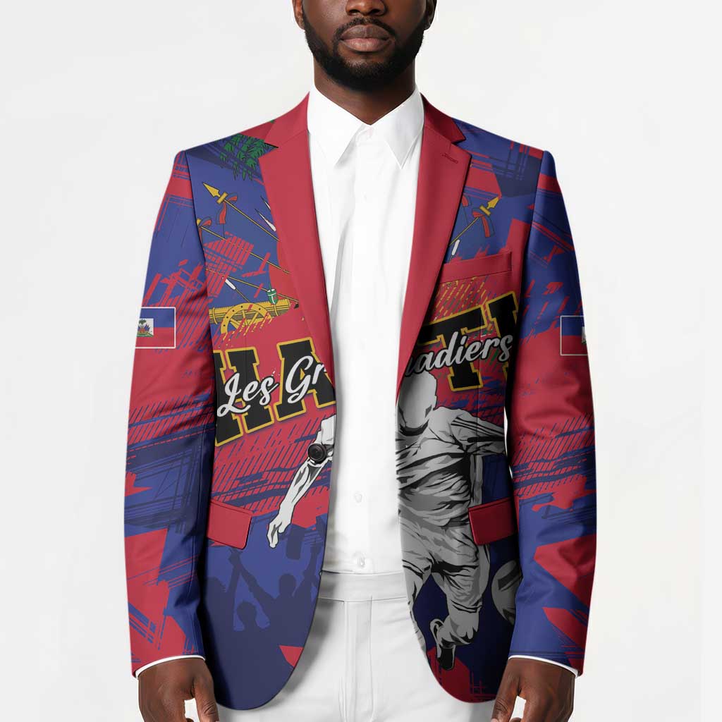 Custom Ekip Foutbol Ayiti 2026 Blazer Haiti Grenadye Alaso