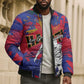 Custom Ekip Foutbol Ayiti 2026 Bomber Puffer Jacket Haiti Grenadye Alaso