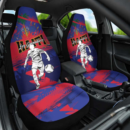 Ekip Foutbol Ayiti 2026 Car Seat Cover Haiti Grenadye Alaso - African Pride