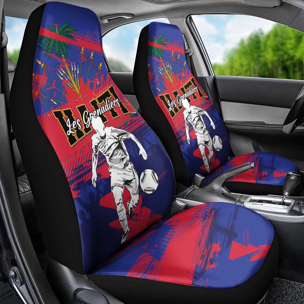 Ekip Foutbol Ayiti 2026 Car Seat Cover Haiti Grenadye Alaso - African Pride