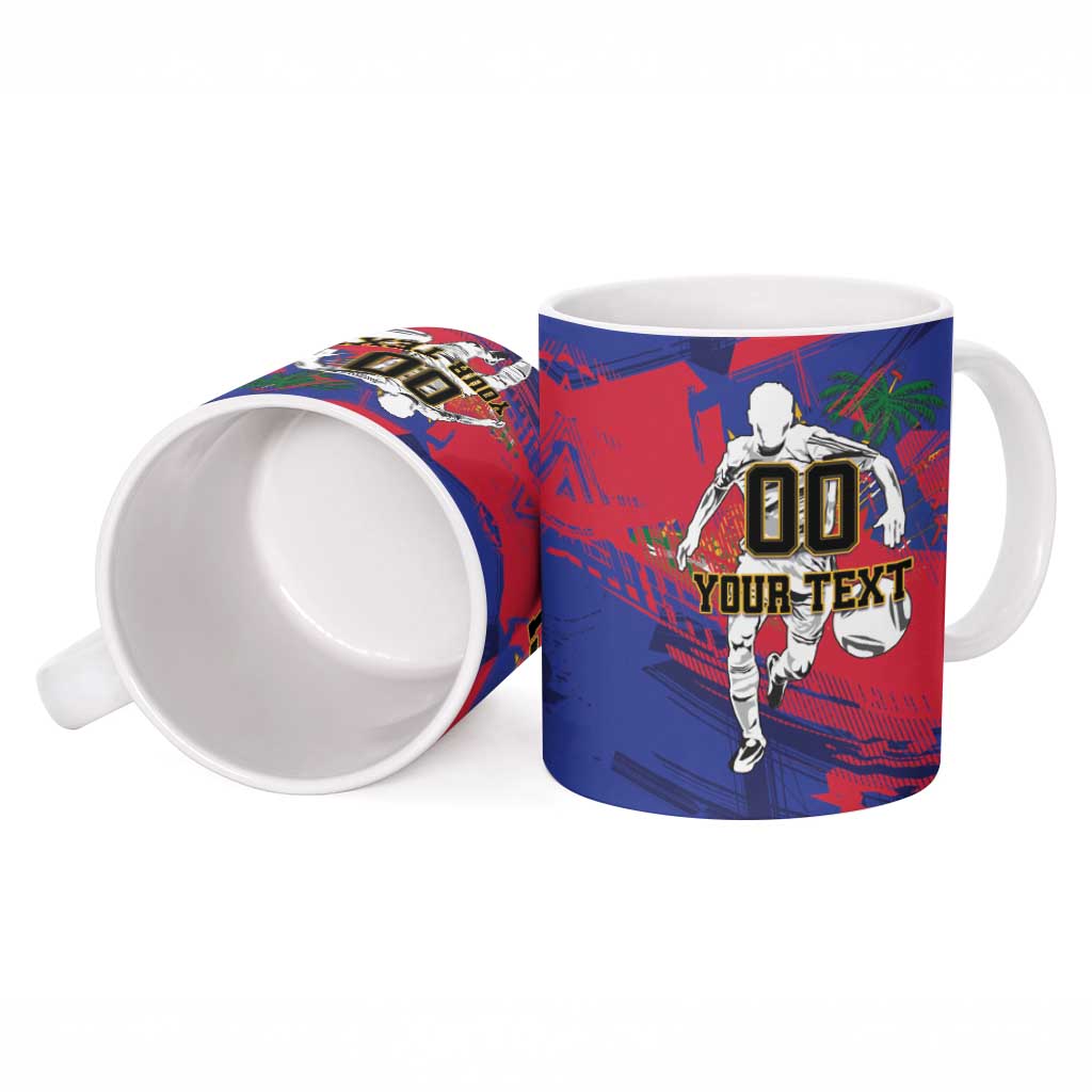 Custom Ekip Foutbol Ayiti 2026 Ceramic Mug Haiti Grenadye Alaso