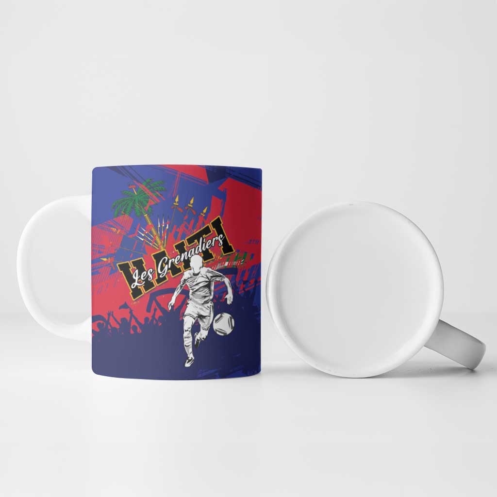 Custom Ekip Foutbol Ayiti 2026 Ceramic Mug Haiti Grenadye Alaso