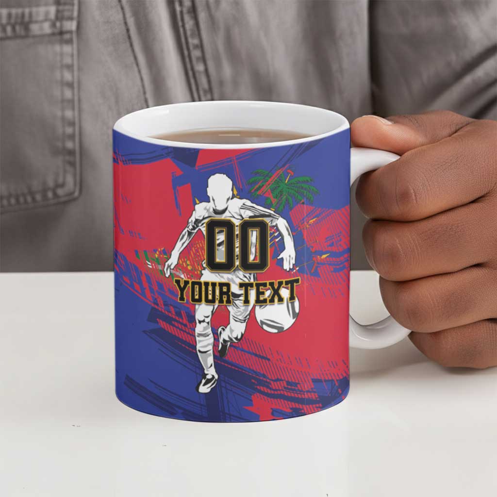Custom Ekip Foutbol Ayiti 2026 Ceramic Mug Haiti Grenadye Alaso