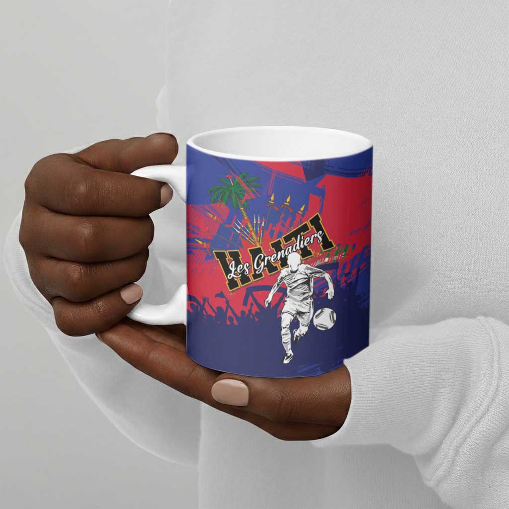 Custom Ekip Foutbol Ayiti 2026 Ceramic Mug Haiti Grenadye Alaso