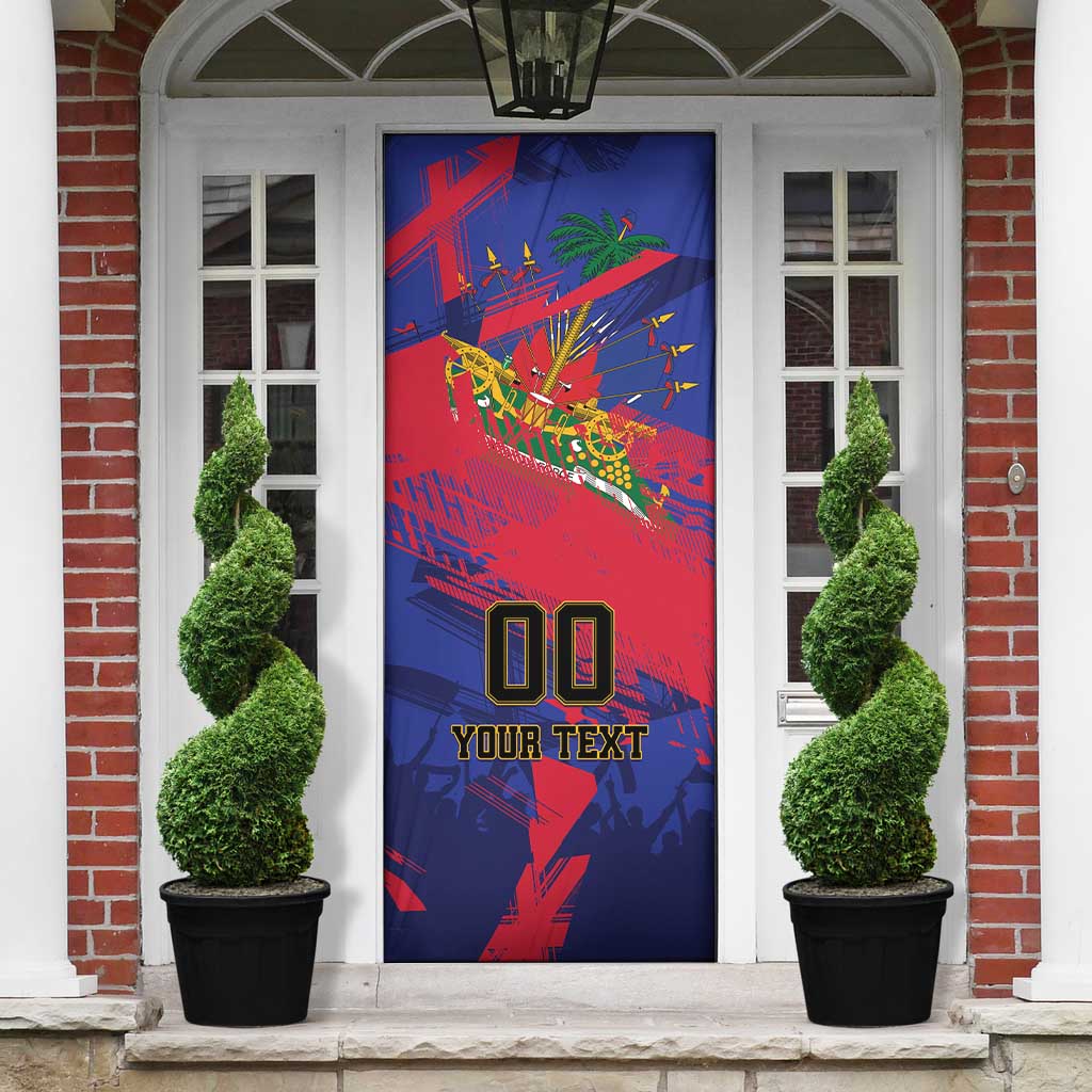 Custom Ekip Foutbol Ayiti 2026 Door Cover Haiti Grenadye Alaso