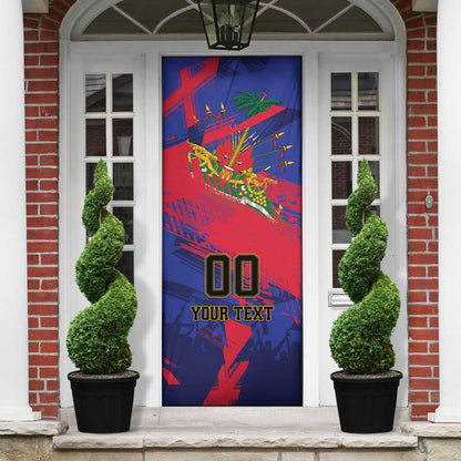 Custom Ekip Foutbol Ayiti 2026 Door Cover Haiti Grenadye Alaso