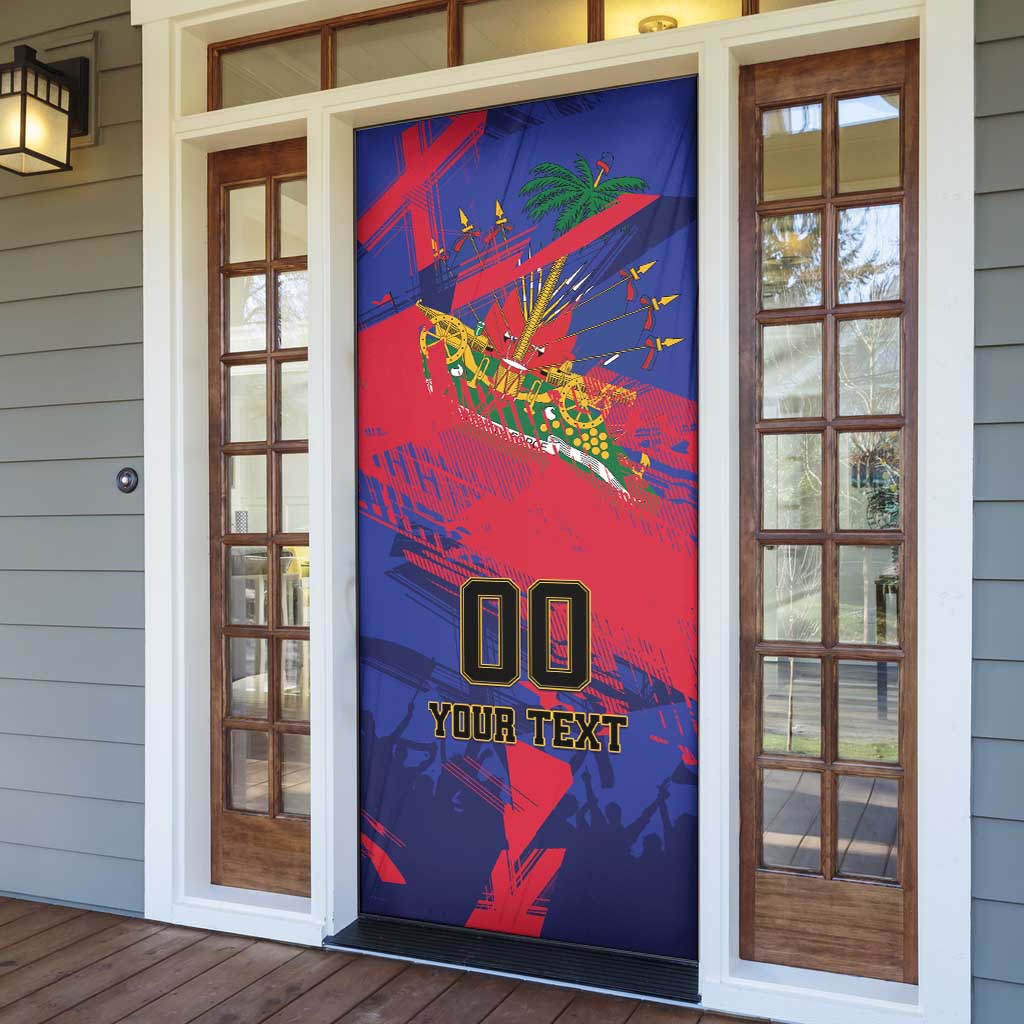Custom Ekip Foutbol Ayiti 2026 Door Cover Haiti Grenadye Alaso
