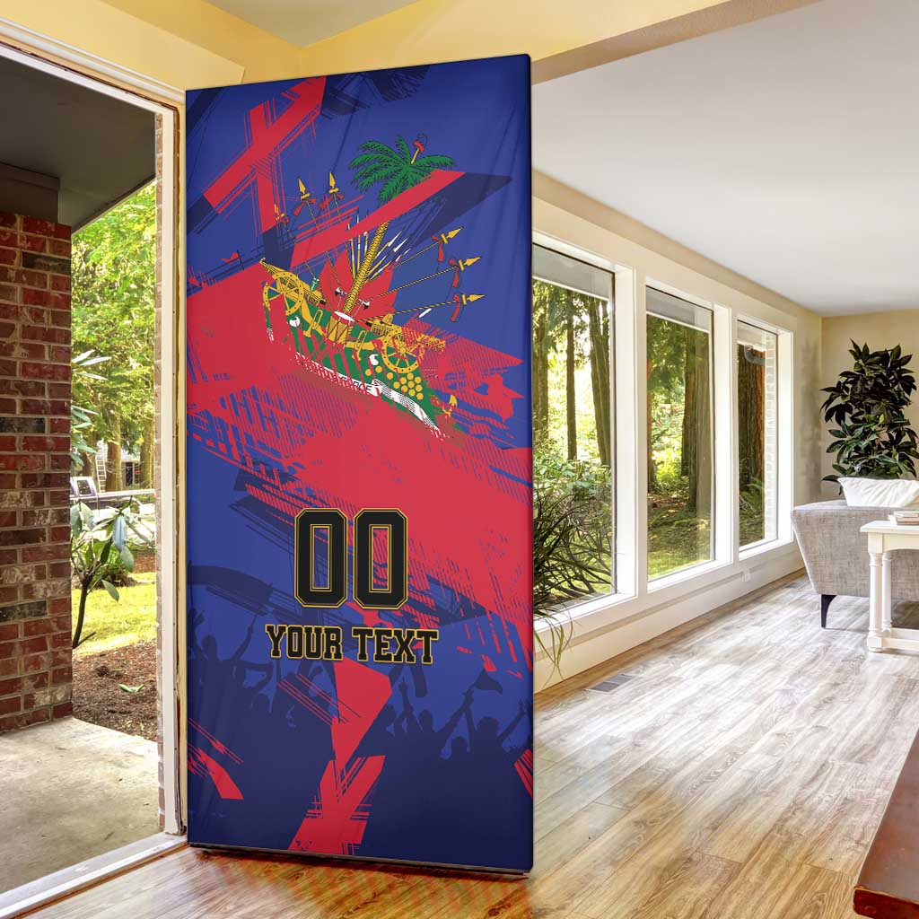 Custom Ekip Foutbol Ayiti 2026 Door Cover Haiti Grenadye Alaso