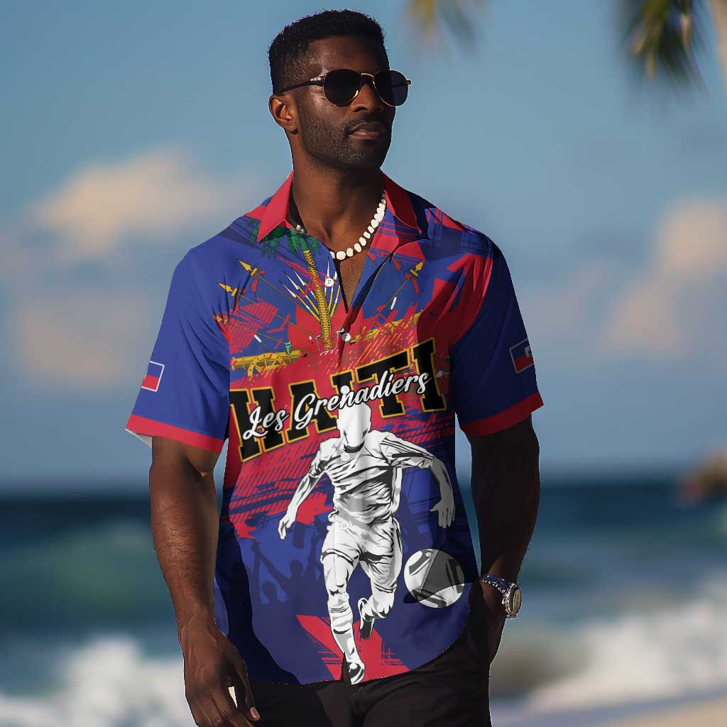 Custom Ekip Foutbol Ayiti 2026 Hawaiian Shirt Haiti Grenadye Alaso LT01