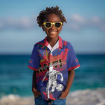 Custom Ekip Foutbol Ayiti 2026 Kid Hawaiian Shirt Haiti Grenadye Alaso LT01