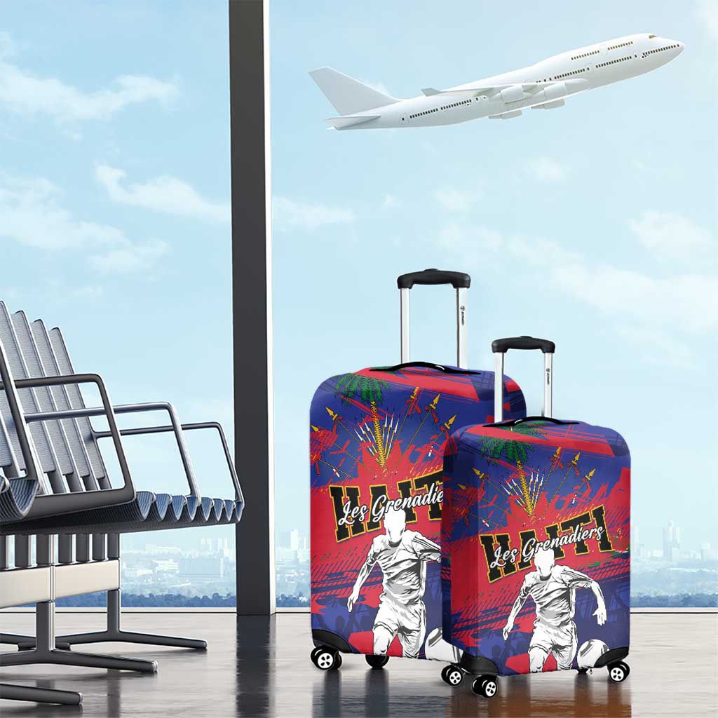 Ekip Foutbol Ayiti 2026 Luggage Cover Haiti Grenadye Alaso - African Pride