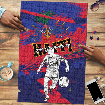 Ekip Foutbol Ayiti 2026 Puzzle Haiti Grenadye Alaso