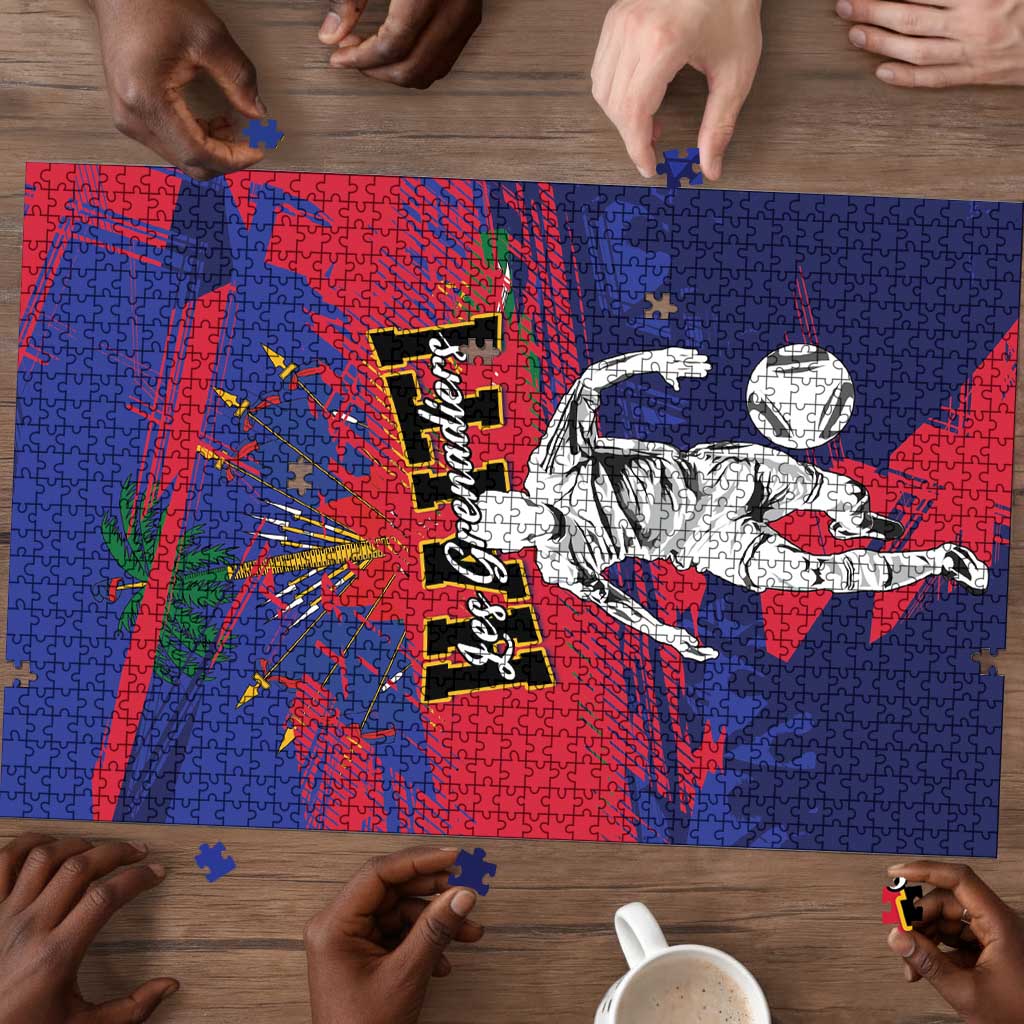 Ekip Foutbol Ayiti 2026 Puzzle Haiti Grenadye Alaso