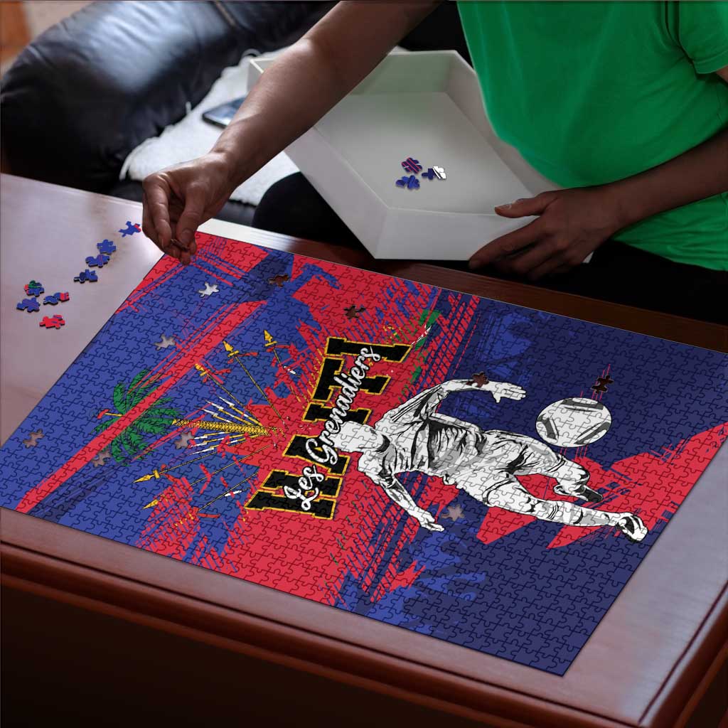 Ekip Foutbol Ayiti 2026 Puzzle Haiti Grenadye Alaso