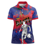 Custom Ekip Foutbol Ayiti 2026 Women Polo Shirt Haiti Grenadye Alaso LT01