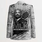 I Have A Dream MLK Blazer Newspaper Grunge Style - African Pride