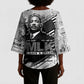 I Have A Dream MLK Kimono Sleeve Blouse Newspaper Grunge Style - African Pride