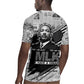 I Have A Dream MLK Rugby Jersey Newspaper Grunge Style - African Pride