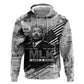 I Have A Dream MLK Zip Hoodie Newspaper Grunge Style - African Pride