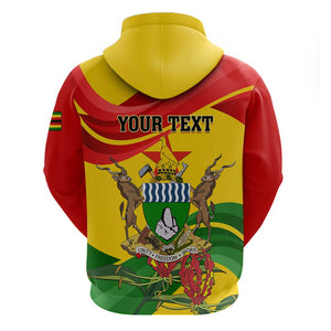 Zimbabwe Independence Day Hoodie Featuring Chapungu Bird and Flame Lily