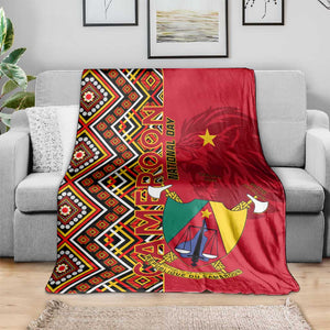 Cameroon National Day Blanket Cameroun Coat Of Arms Ankara Pattern