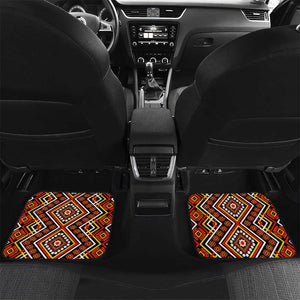 Cameroon National Day Car Mats Cameroun Coat Of Arms Ankara Pattern