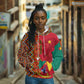 Cameroon National Day Hoodie Cameroun Coat Of Arms Ankara Pattern