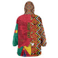 Cameroon National Day KId Wearable Blanket Hoodie Cameroun Coat Of Arms Ankara Pattern