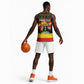 Personalized Uganda Basketball Jersey African Pattern - Independence Day 1962 LT01