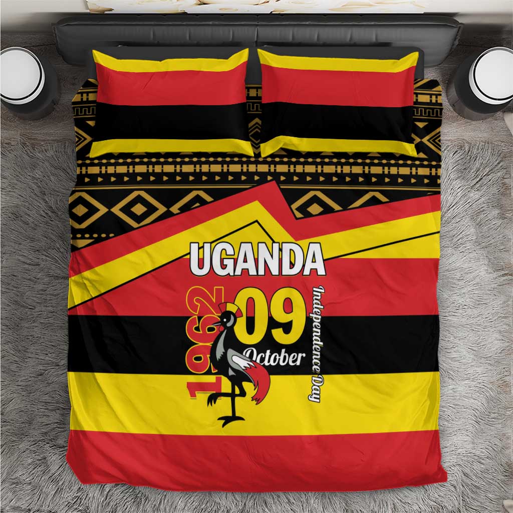 Uganda Bedding Set African Pattern - Independence Day 1962