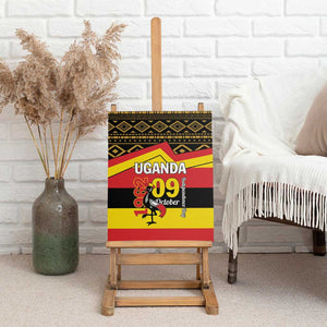 Uganda Canvas Wall Art African Pattern - Independence Day 1962