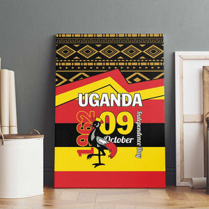 Uganda Canvas Wall Art African Pattern - Independence Day 1962