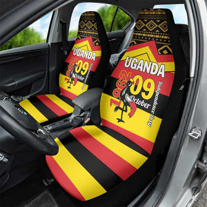 Uganda Car Seat Cover African Pattern - Independence Day 1962