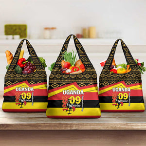 Uganda Grocery Bag African Pattern - Independence Day 1962