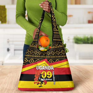 Uganda Grocery Bag African Pattern - Independence Day 1962