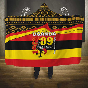 Uganda Hooded Blanket African Pattern - Independence Day 1962