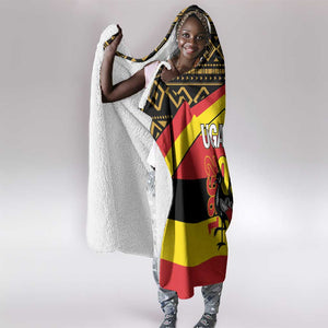 Uganda Hooded Blanket African Pattern - Independence Day 1962