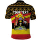 Personalized Uganda Polo Shirt African Pattern - Independence Day 1962