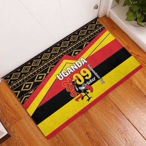 Uganda Rubber Doormat African Pattern - Independence Day 1962