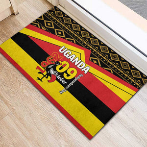 Uganda Rubber Doormat African Pattern - Independence Day 1962