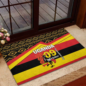 Uganda Rubber Doormat African Pattern - Independence Day 1962