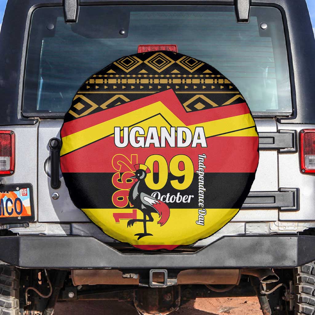 Uganda Spare Tire Cover African Pattern - Independence Day 1962