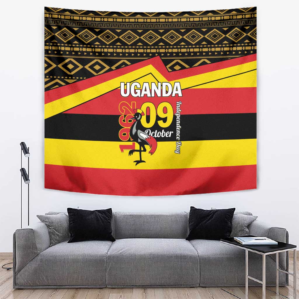 Uganda Tapestry African Pattern - Independence Day 1962