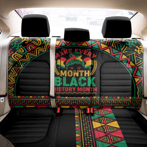 Make Every Month Black History Month Back Car Seat Cover African Pattern